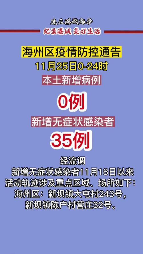 【海州区解封标准最新公布_海州区疫情情况】